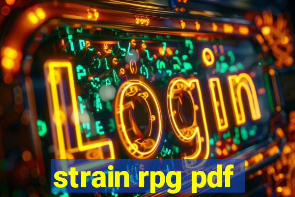 strain rpg pdf